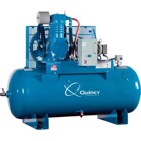 Quincy Qt 10 Splash Lubricated Reciprocating Air Compressor With Max