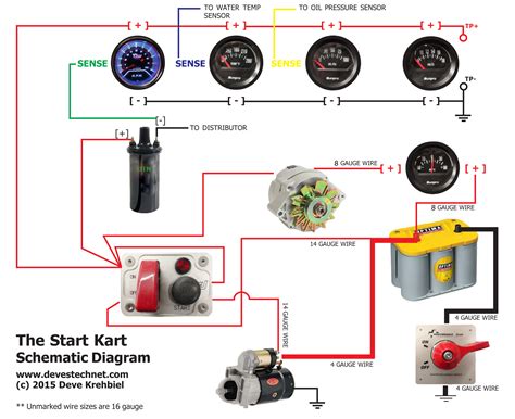 auto amp meter wiring diagram