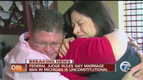 federal judge strikes down ban on gay marriage youtube