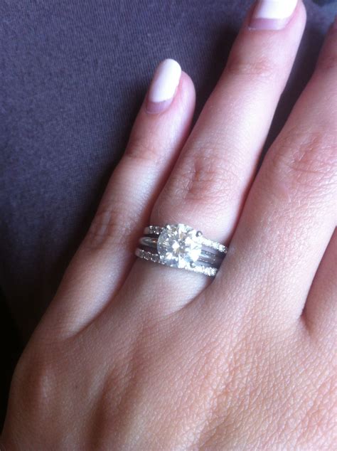 1 75ct Round Diamond 925 Silver Bridal Engagement Ring Matching Wedding