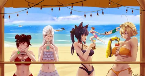 rwby beach daay by aestheticc meme rwby hentai collection volume three sorted by position