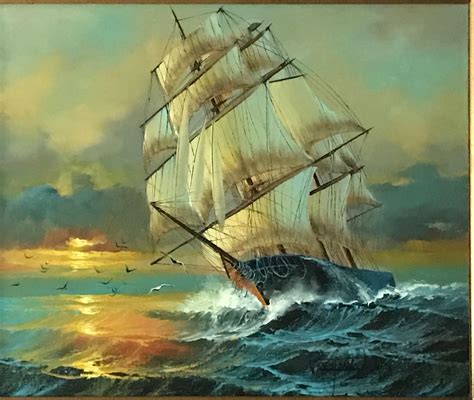 pin  robert horneman  tattoos    ship paintings sailing