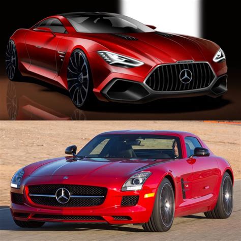 mercedes amg sls rendering shows modern take on not that old classic