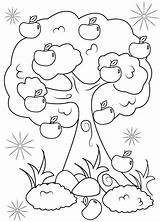 Coloring Pages Apple Orchard Stem Plant Cycle Life Tree Kids Printable Drawing Getdrawings Colouring Universal Studios Rose Getcolorings Colorings sketch template