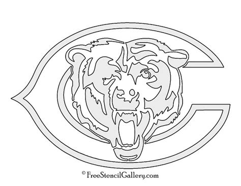 bear stencil bear coloring pages football coloring pages