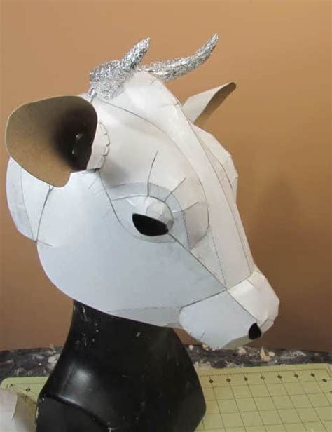 mask pattern ultimate paper mache paper mache animal head