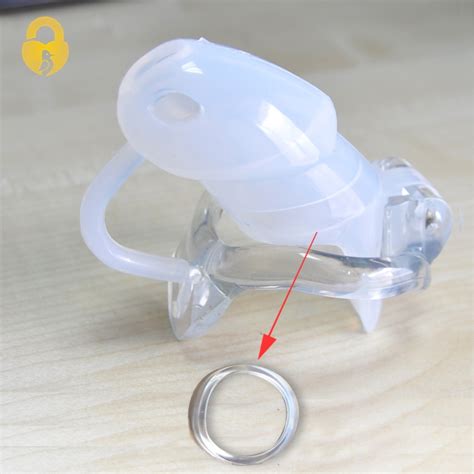 ht v3 cock cage penis ring male small silicone cage with