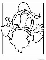 Coloring Duck Baby Donald Pages Disney Ducks Popular Library Clipart Coloringhome Line sketch template