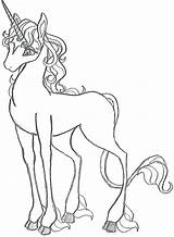 Unicorn Last Coloring Pages Getcolorings Head Line sketch template