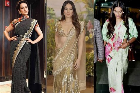 The Best Looks Of Indian Actresses In Sarees