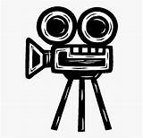 Camera Movie Clipart Logo Film Drawing Old Clip Cameras Transparent Cinema Animated Cliparts Movies Cross Clipground Library Charing Station Tube sketch template