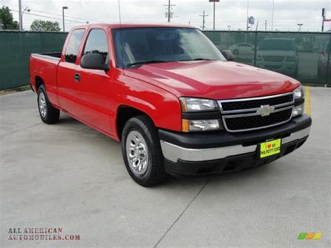 chevrolet silverado  classic ls extended cab  victory red   american