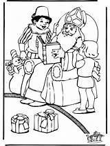 Sinterklaas Nikolaus Sankt Ausmalbilder Sint Annonse Anzeige Kleurplaten Advertentie sketch template
