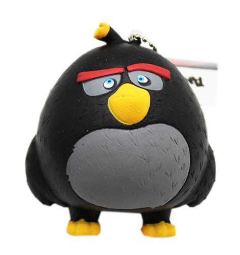 angry birds black bomb bird squishy ball toy walmartcom
