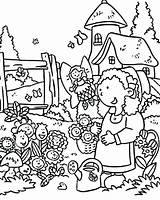 Coloring Garden Pages Vegetable Flower Story Complex Anne Smiling Getcolorings Color Printable Getdrawings sketch template