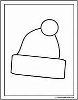 Coloring Birthday Pages Hat Stocking Santa Happy Cap Printable Color Colorwithfuzzy sketch template