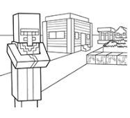 minecraft mobs  coloring page  coloring pages