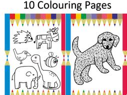 colouring pages  nursery children teaching resources