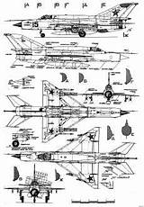 Mig 21 Gurevich Mikoyan Blueprint Plans Blueprints Blueprintbox Close Category Aerofred sketch template