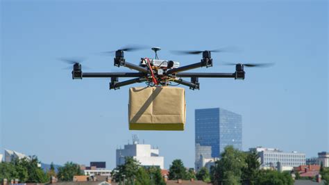 delivering food  drones picture  drone