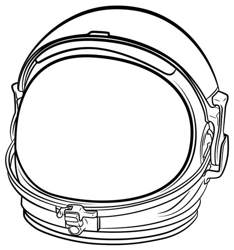 printable astronaut helmet template printable templates