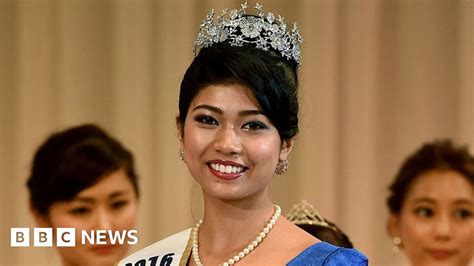 miss japan won by half indian priyanka yoshikawa bbc news