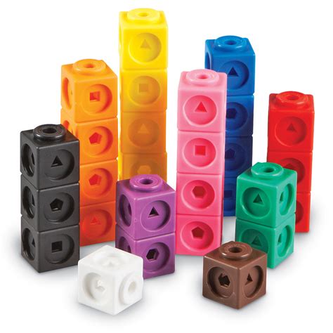 mathlink cubes set    learning resources ler primary ict