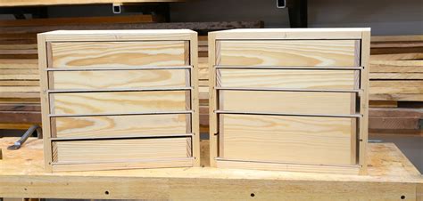 build woodshop drawers  diy tool drawer plans