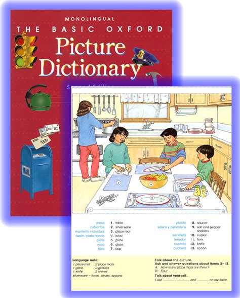 basic oxford picture dictionary  literacy program spring esl