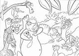 Alex Coloring Pages Madagascar Getcolorings Lion sketch template