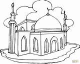 Coloring Pages Mosque Minaret Getcolorings Getdrawings sketch template