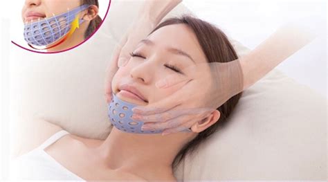 facial care massage lifting double chin silicone mask powerful face lift