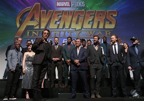 avengers assemble marvels star studded cast shows  host  luxury watches  world premiere