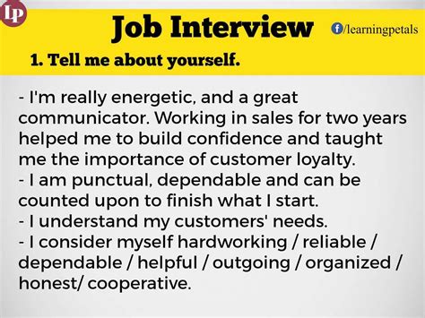 how to answer interview questions tell me about yourself how to do thing