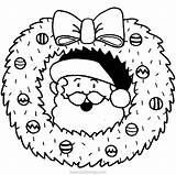 Santa Coloring Claus Pages Wreath Christmas Xcolorings 174k 1280px Resolution Info Type  Size Jpeg sketch template
