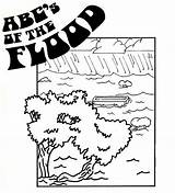 Flood Coloring sketch template