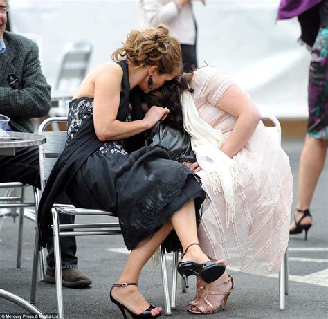 ladies day at aintree sees a day of revelry take its toll on the ladies
