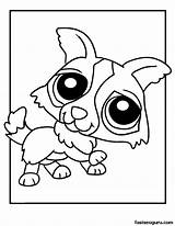 Coloring Pages Pet Shop Puppy Littlest Printable Kids Kitten Print Cute Wolf Dog Pets Basketball College Fastseoguru Lizard Pup Little sketch template