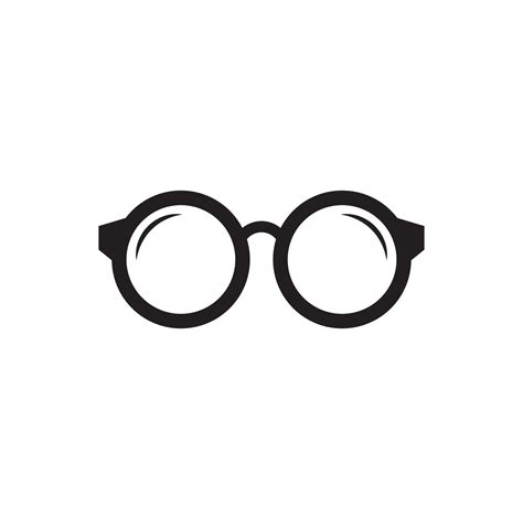 glasses logo design spectacles icon design template vector