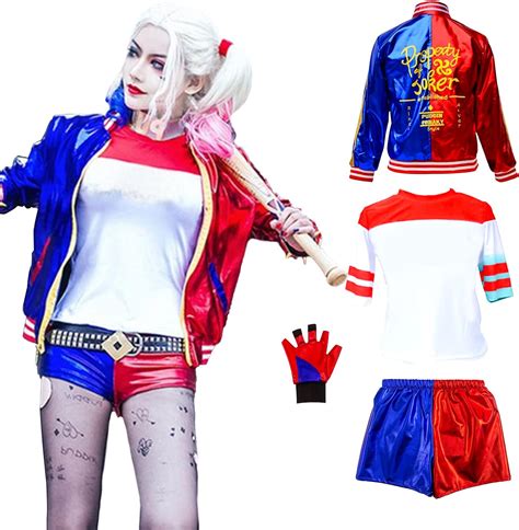 Kitimi Harley Quinn Kostüm Kinder Damen Suicide Squad Halloween Kostüm