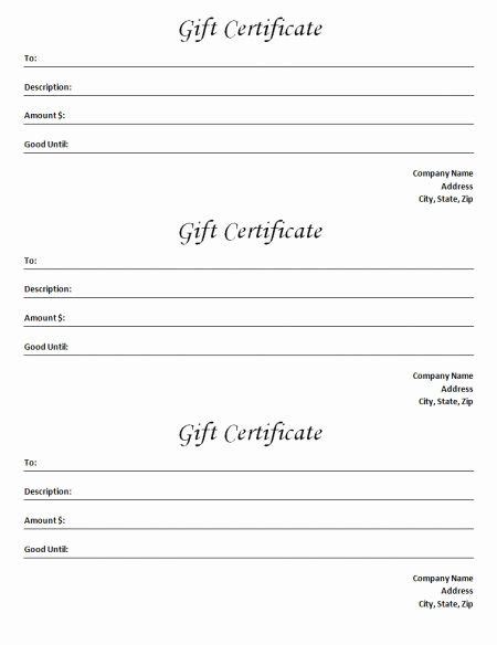 Blank T Card Template Awesome T Certificate Template