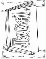 Coloring Journal Pages Getdrawings sketch template