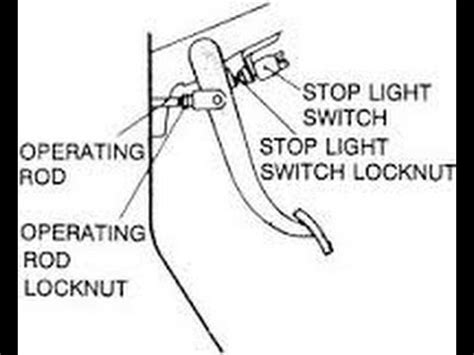 install  brake light switch car  truck repairs part  youtube