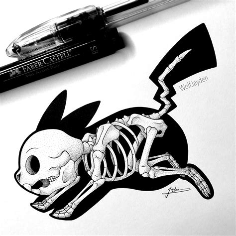 pikachu skeleton pokemon amino