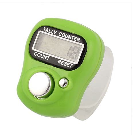 electronic digital counting recorder handheld finger counter light