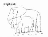 Elephant Coloring Printable Kids Pages Baby Color Drawing Cartoon Cute Bestcoloringpagesforkids Choose Board Mother sketch template
