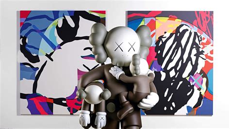 world renowned artist kaws  bringing  large scale pop culture
