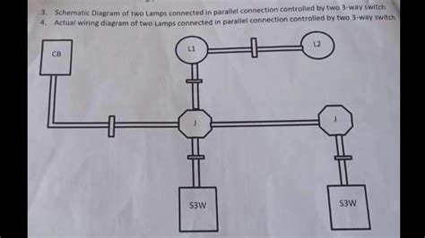 schematic actual wiring diagram   bulbs connected  parallel controlled