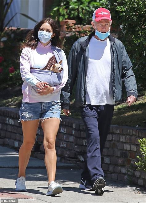 Katharine Mcphee And David Foster Enjoy Casual Stroll Together In La
