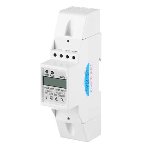 ac  single phase wire energy meter din rail electric meter   electronic kwh meter